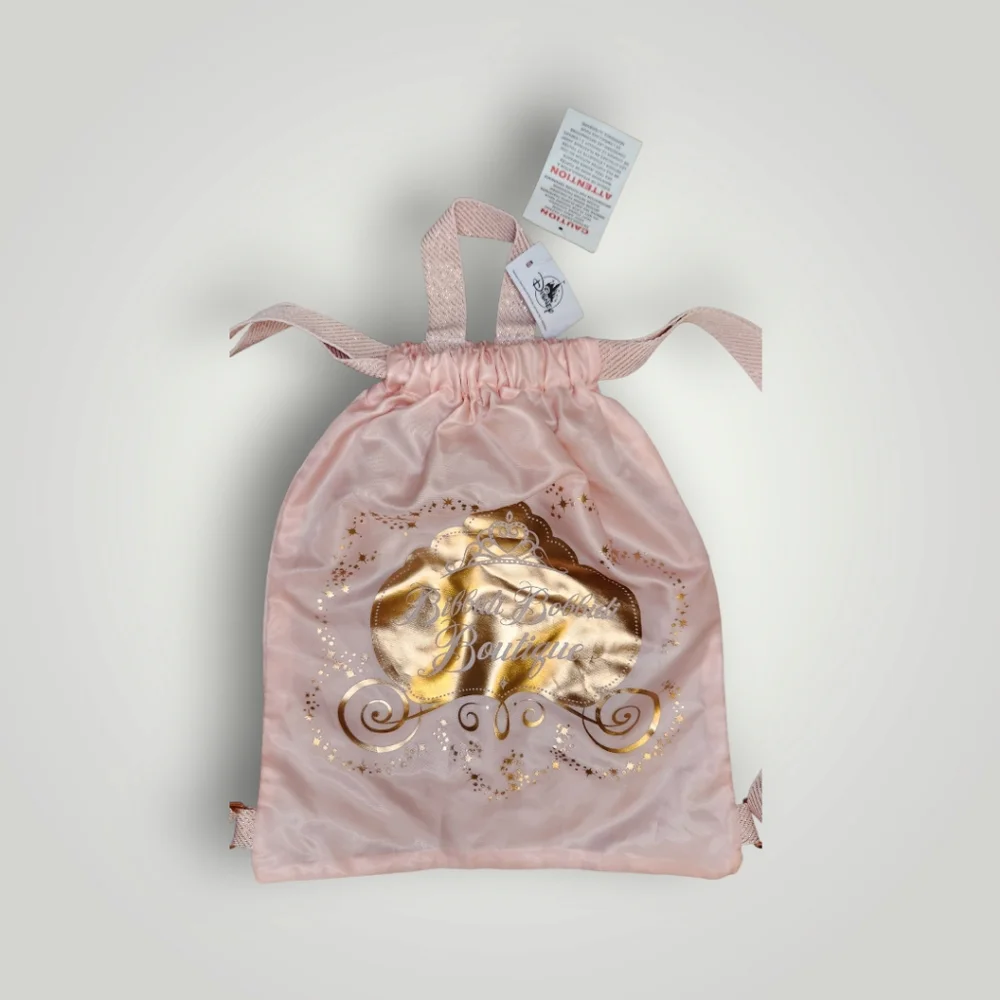 Disney parks princess bibbidi bobbidi boutique pink rucksag bag